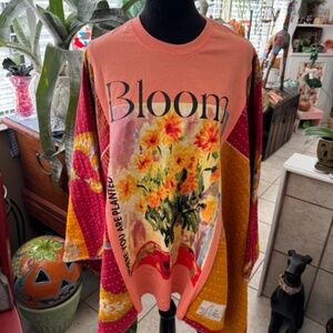 Isaac Morris Bloom Where You Are Planted Custom Quilted Shirt OS